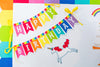 Schoolgirl Style - Hello Sunshine Rainbow Birthday Bulletin Board Set