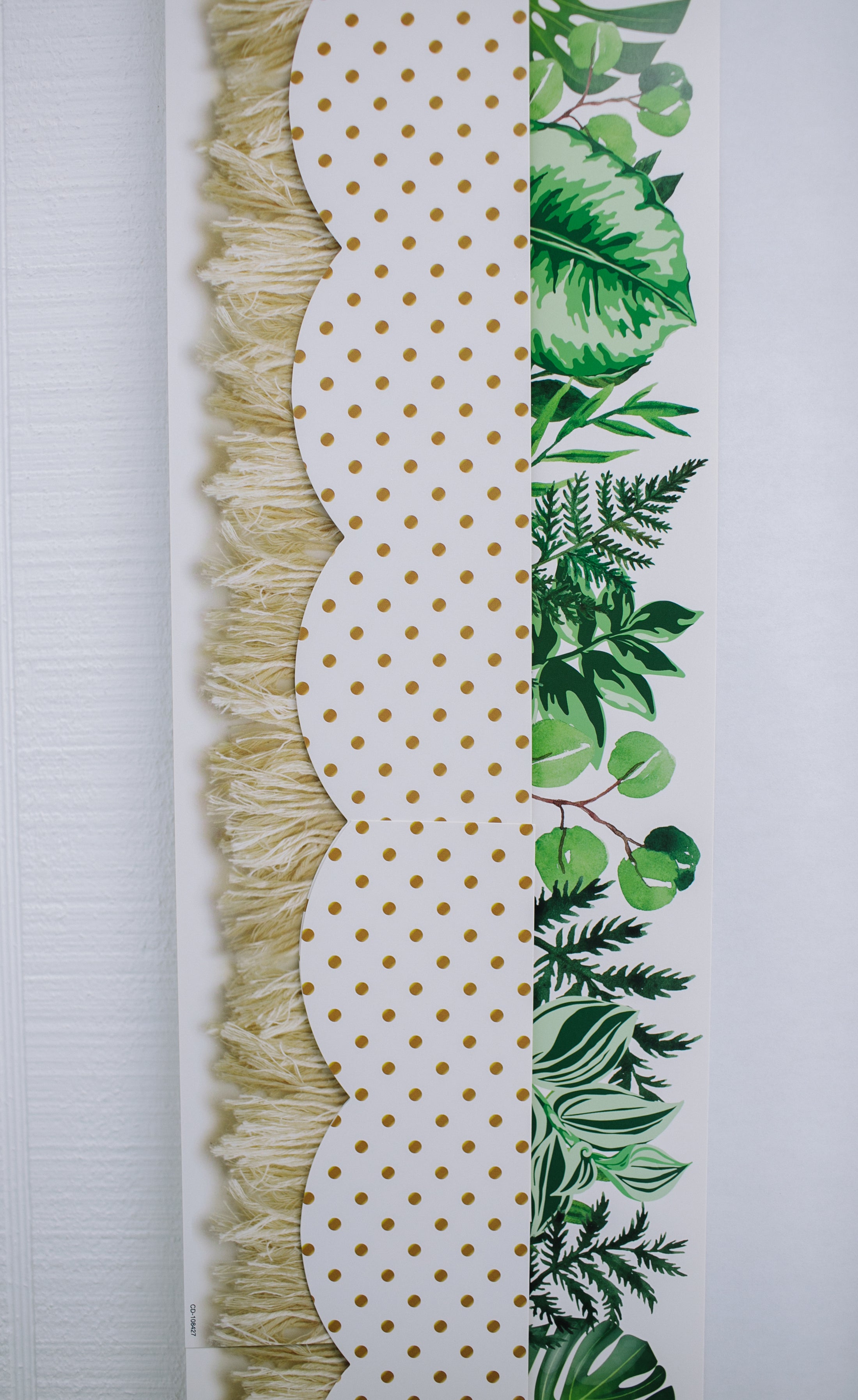 Simply Boho Fringe Border – Stylish Bulletin Board Trim