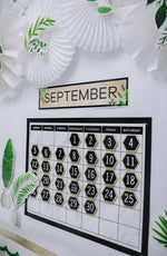 Boho | Classroom Calendar | Bulletin Board Set | Simply Boho | Schoolgirl Style
