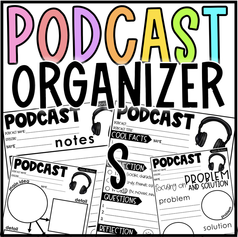 Podcast Organizer by Miss West Best