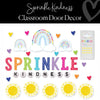 Sprinkle Kindness | UCUT DECOR TO YOUR DOOR | Classroom Theme Decor Bundle | Rainbow Classroom Decor | Teacher Classroom Decor | Schoolgirl Style