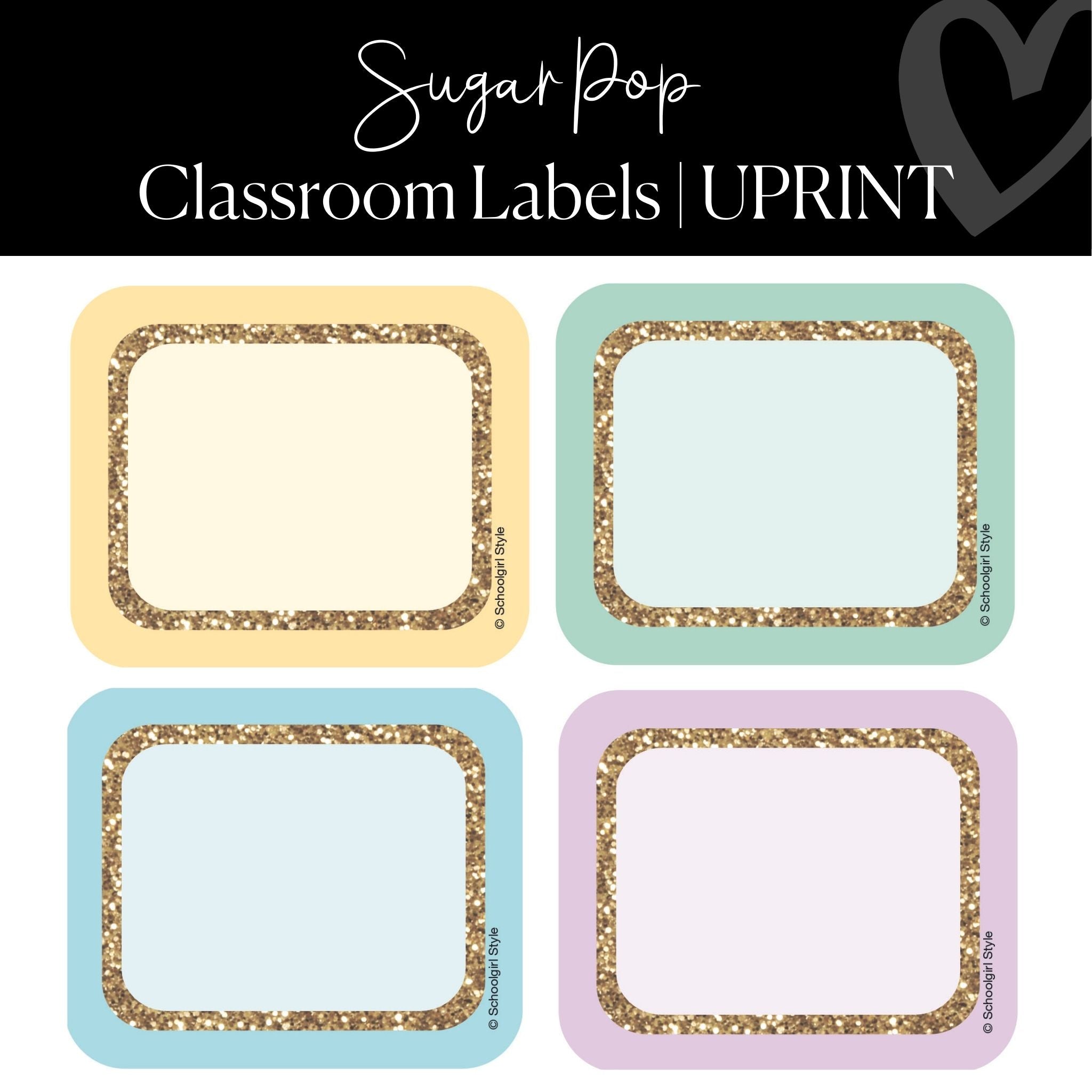 Pastel Classroom Labels at Bryan Hanes blog