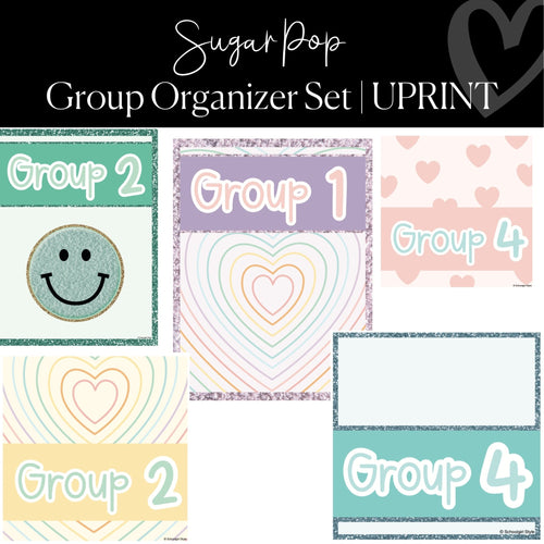 Printable Group Organizer Set Sugar Pop by UPRINT