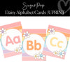 Printable Alphabet Poster Classroom Decor Sugar Pop by UPRINT