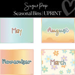Sugar Pop | UPRINT | Pastel Classroom Decor | Printable Classroom Decor | Teacher Classroom Decor | Schoolgirl Style