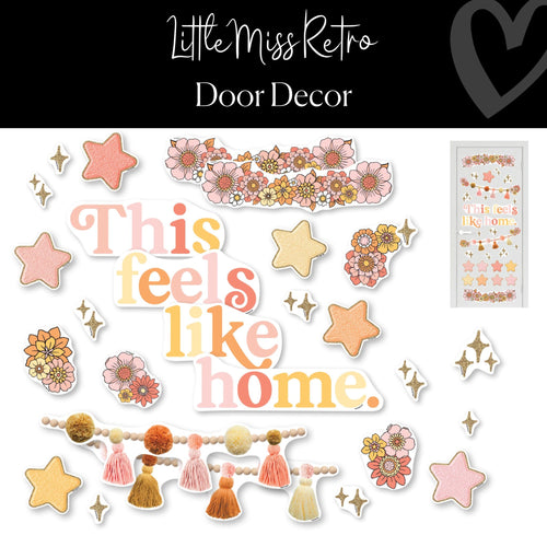 Little Miss Retro Classroom Decor "This Feels Like Home" Decor Set by ULitho