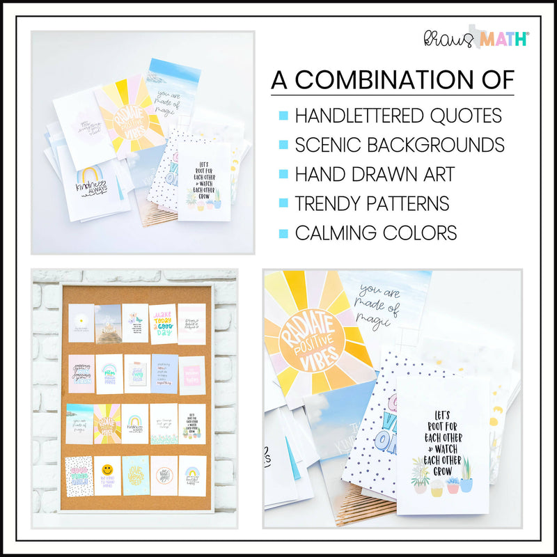 Happy Words Posters Volume One | Printable Classroom Resource | Kraus Math