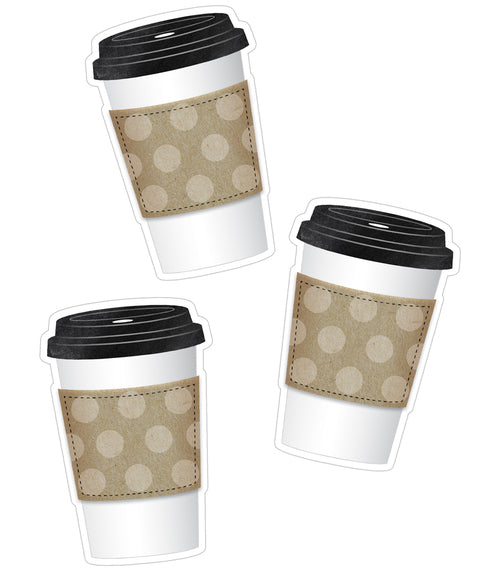 Industrial Cafe To-Go Cups Cut-Outs by UPRINT