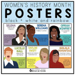 Influential Women's History Posters | Influential Women's Quotes | Rainbow Decor
