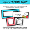Visual Schedule Cards EDITABLE Classroom Management Daily Schedule | Printable Classroom Resource | Miss M's Reading Reading Resources 