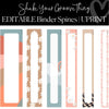 Editable and Printable Binder Covers and Spines Classroom Decor and Organization Shake Your Groove Thing by UPRINT 