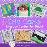 Kinderbykim's Eric Carle Themed Literacy Center Fun Pack