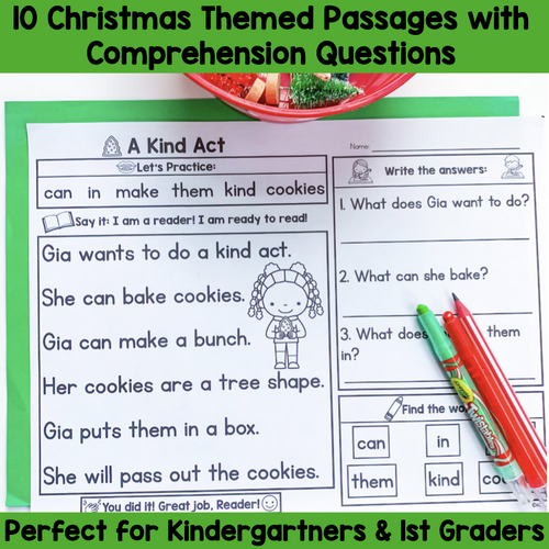 Christmas Reading Passages with Comprehension