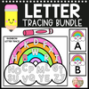 Letter Tracing Bundle Year Long Practice by Glitter and Glue and Pre-K Too