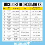 Decodable Books BLENDS Decode and Draw Series | Miss DeCarbo
