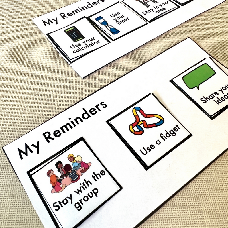 Executive Functioning Visual Toolkit by Miss Behavior