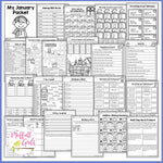 3rd Grade January NO PREP Packet | Printable Classroom Resource | The Moffatt Girls