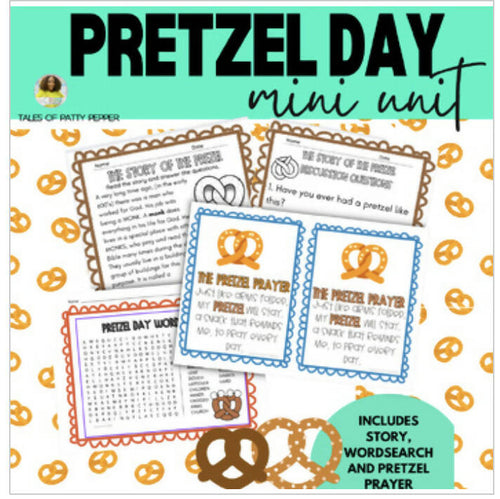 Pretzel Day Mini Unit by Tales of Patty Pepper