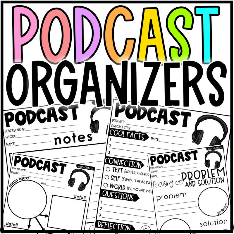 Podcast Organizers by Miss West Best