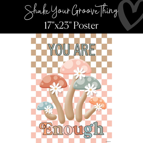 Shake Your Groove Thing Classroom Decor Groovy Classroom Poster "You're Doing Great" by ULitho