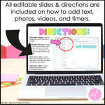 Daily Classroom Slides - Editable Subject Google Slides Templates - Daily Agenda